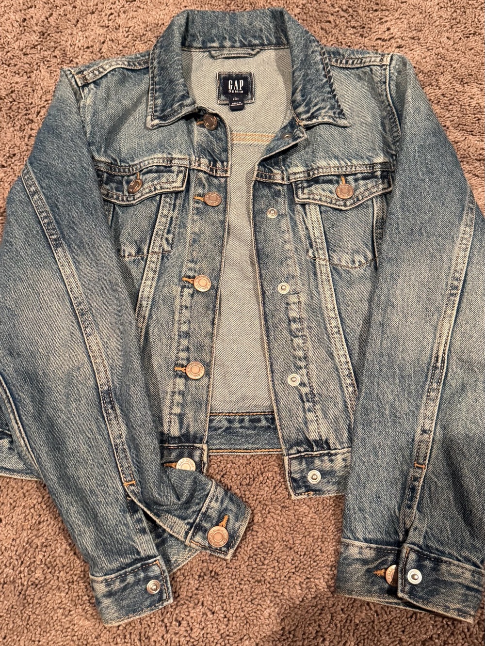 GAP Faded Blue Kids Denim Jacket
